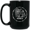 Image of Aries Zodiac Horoscope Birthday Astronomy Gift T-Shirt
