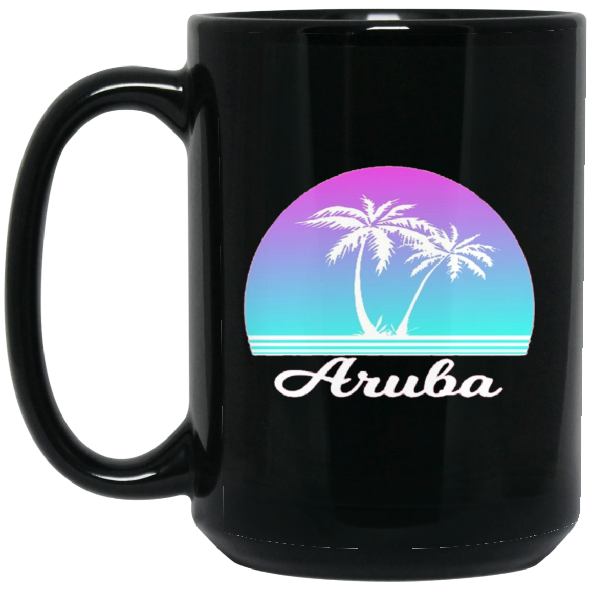 Aruba Souvenir TShirt Tropical Palm Tree Beach Travel Gift