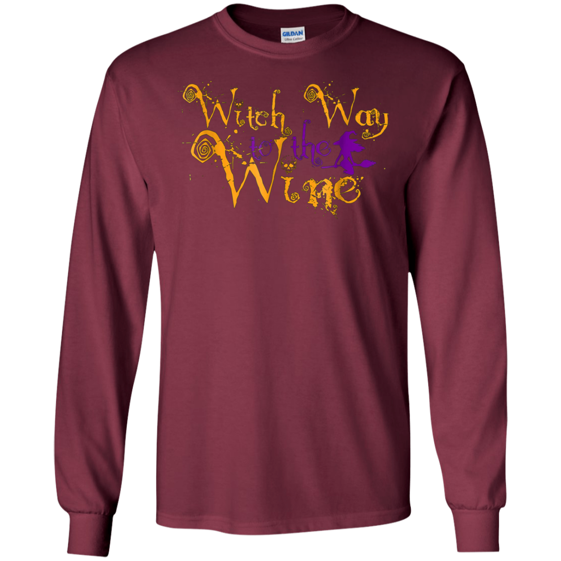 Witch way to the wine shirt Party Halloween Wine lover shirt