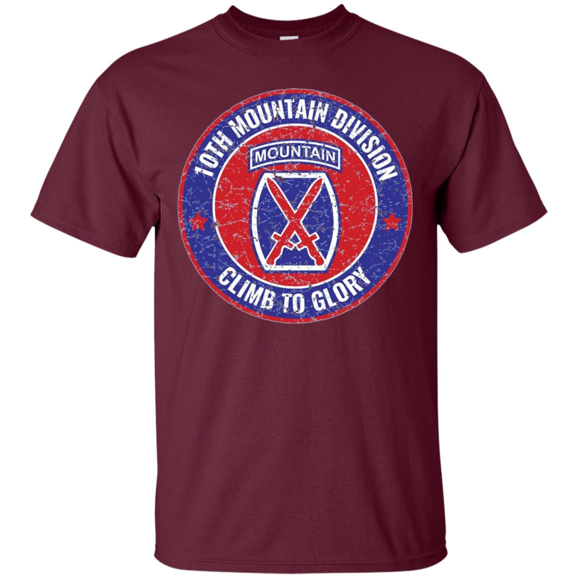 10th Mountain Division T Shirt Climb To Glory 20550