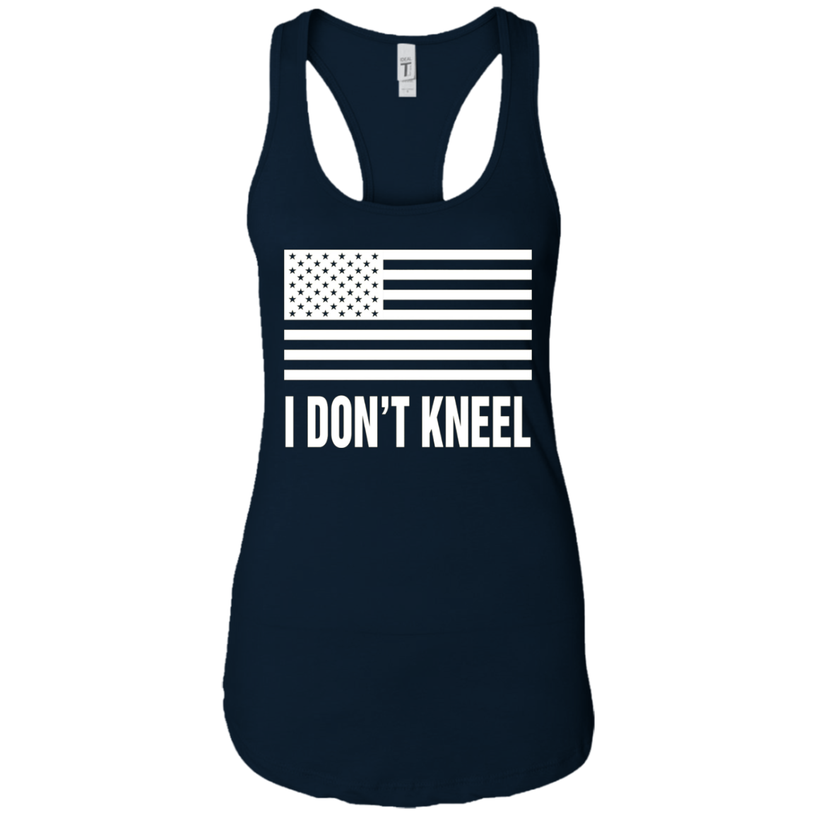 American Flag I Don't Kneel Patriotic T-Shirt