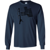 Image of 'Patriotic Fishing USA Flag' Cool Fishing July 4th Shirt