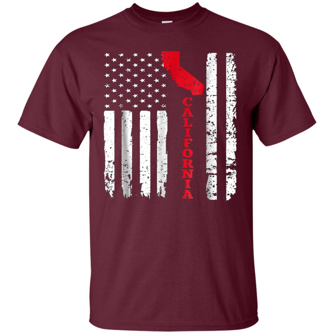 America California Flag tShirt Independence Day
