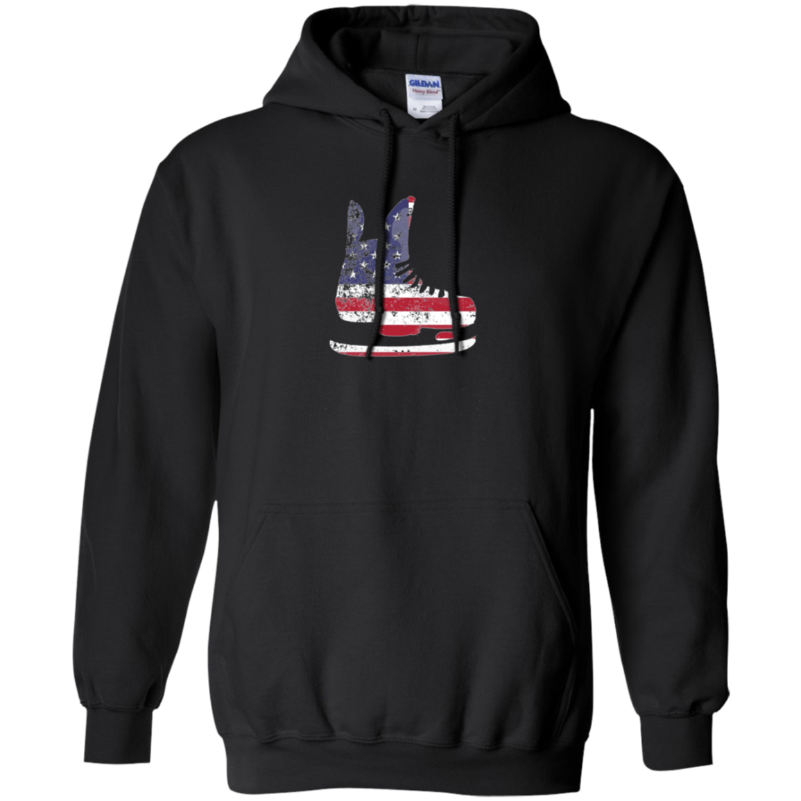American Flag Shirt Patriotic Ice Hockey Skate Vintage Gift