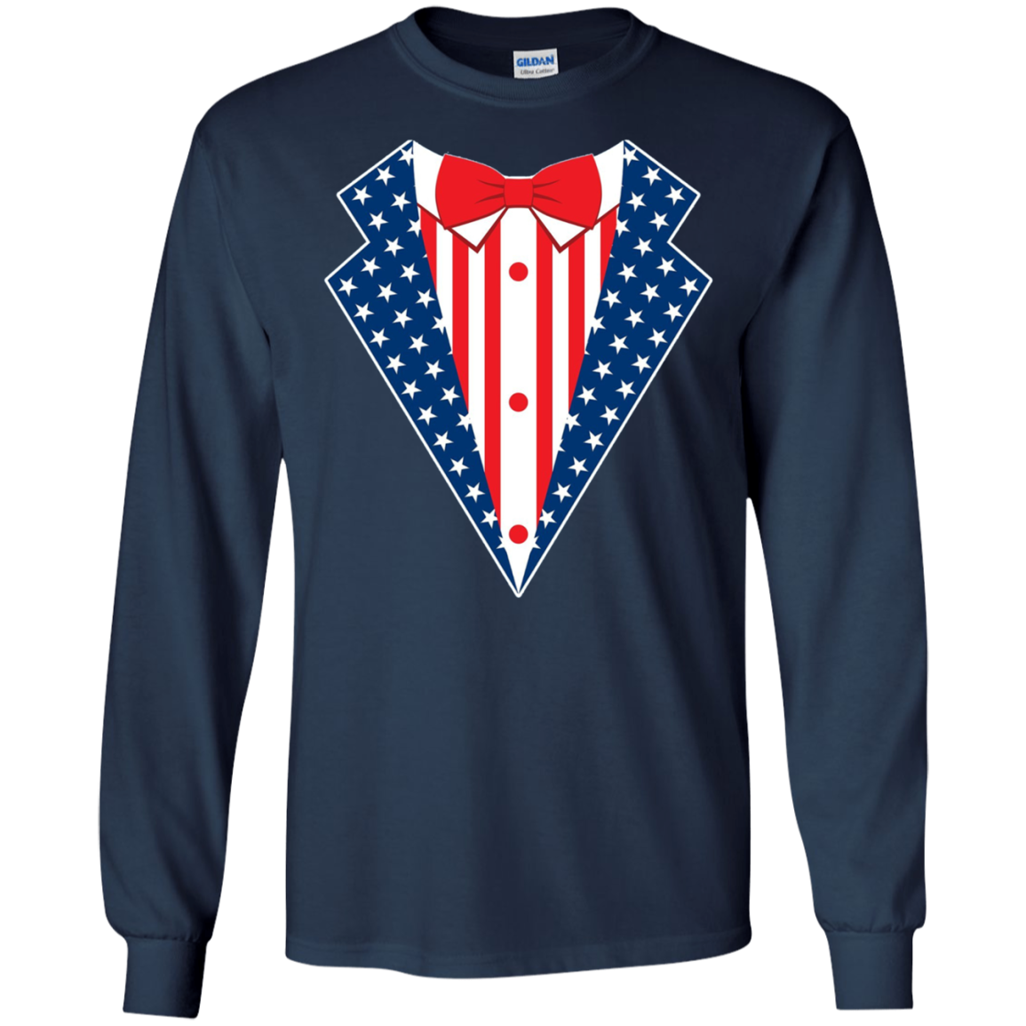 4th of July USA Tuxedo T-shirt