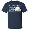 Image of All Food Must Go To The Lab For Testing Dog Gift T-Shirt