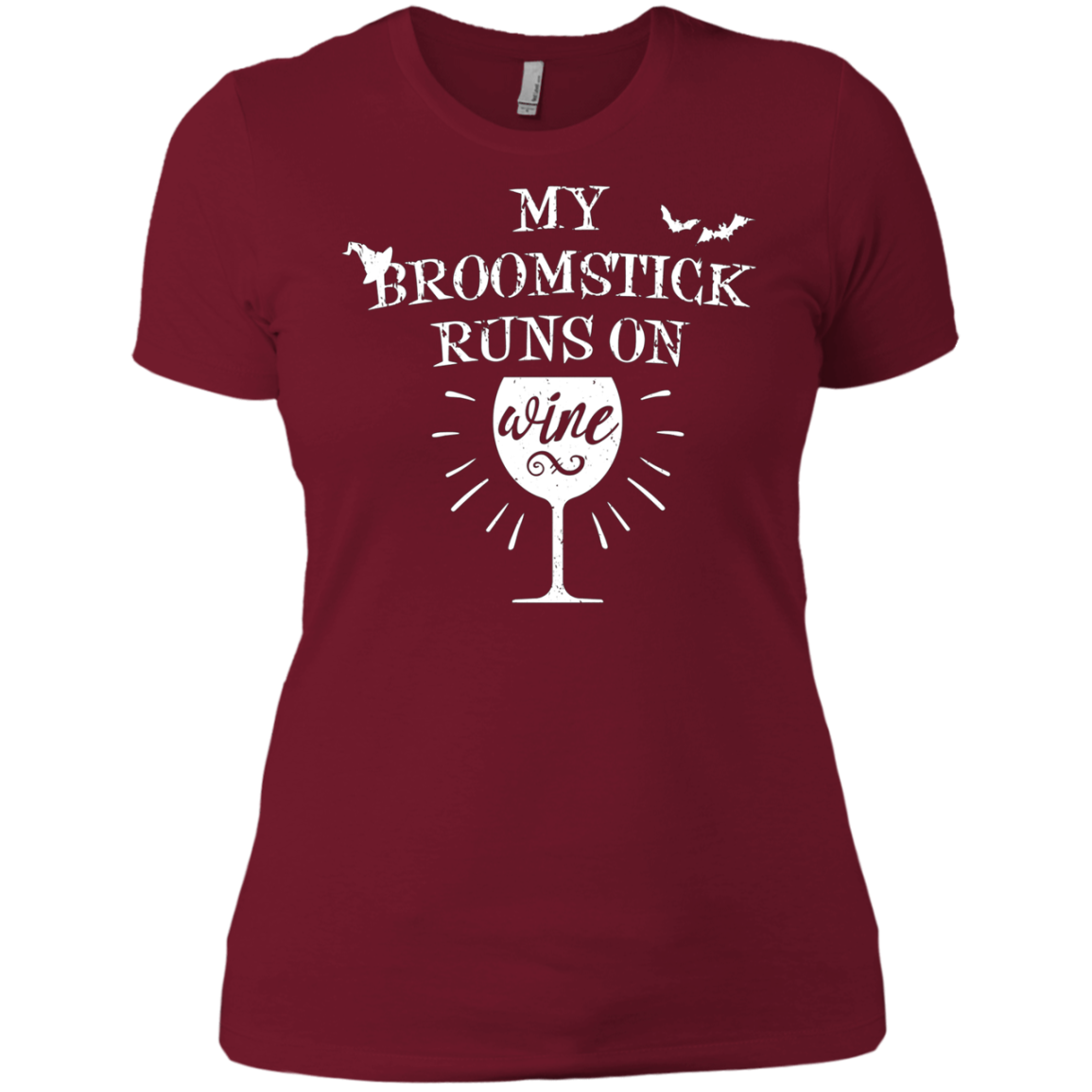 Witchy My Broomstick Runs on Wine T-Shirt