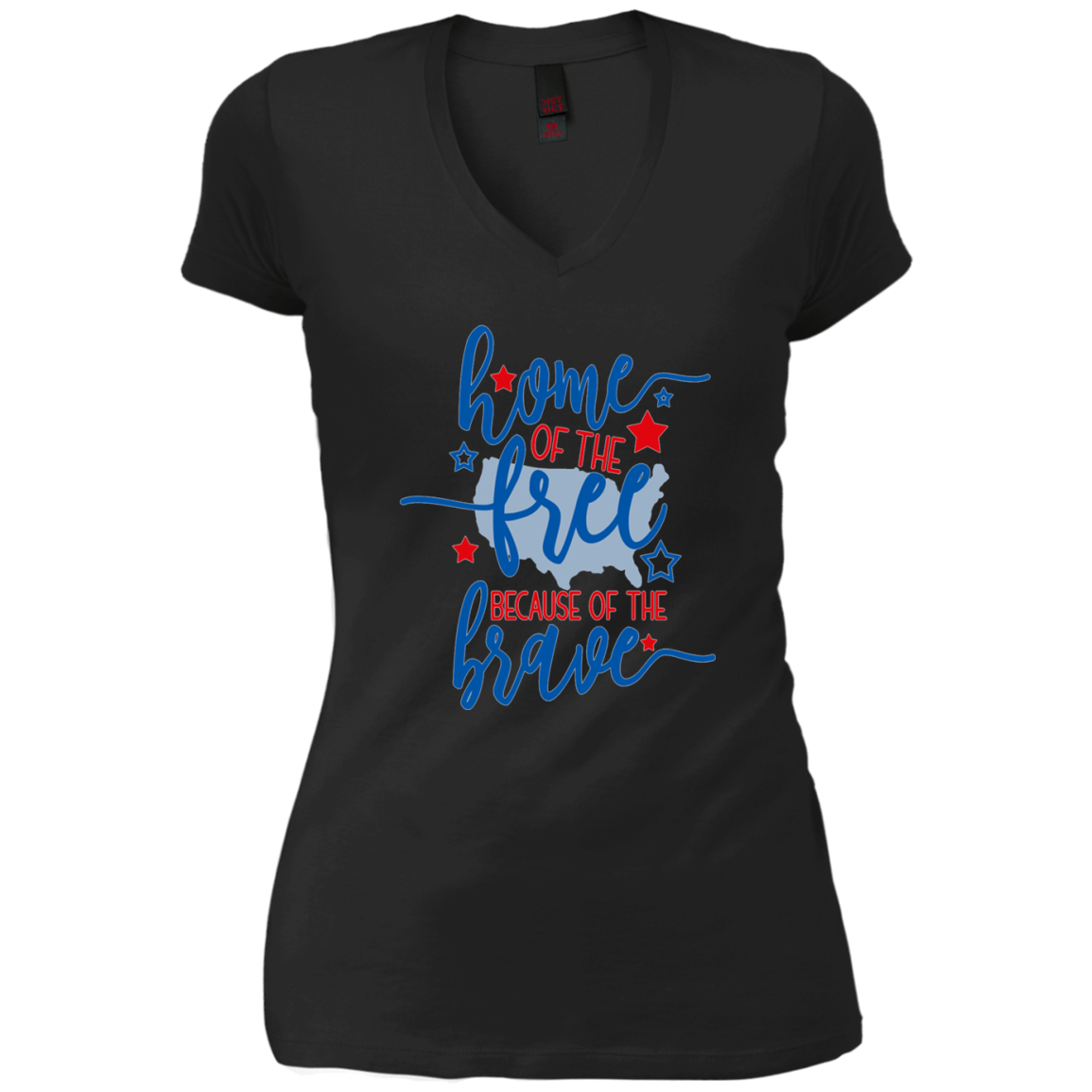 America T Shirts Home of the Free Because of the Brave USA