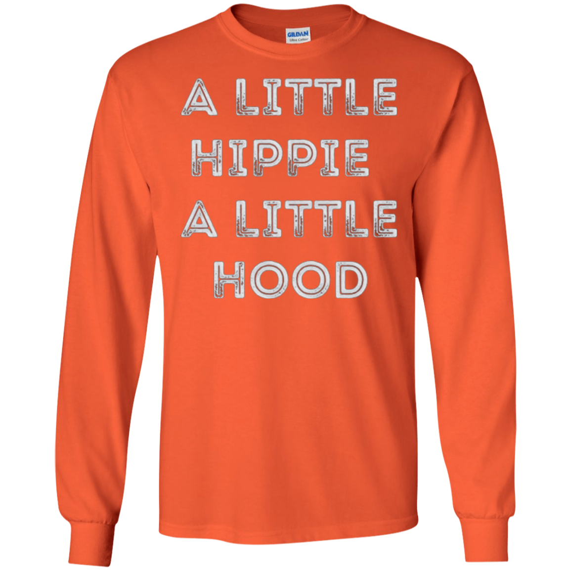 A Little Hippie A Little Hood Distressed T-Shirt