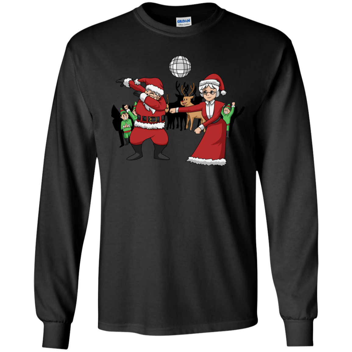 Santa Dabbing Tshirt Mrs. Claus Flossing Shirt