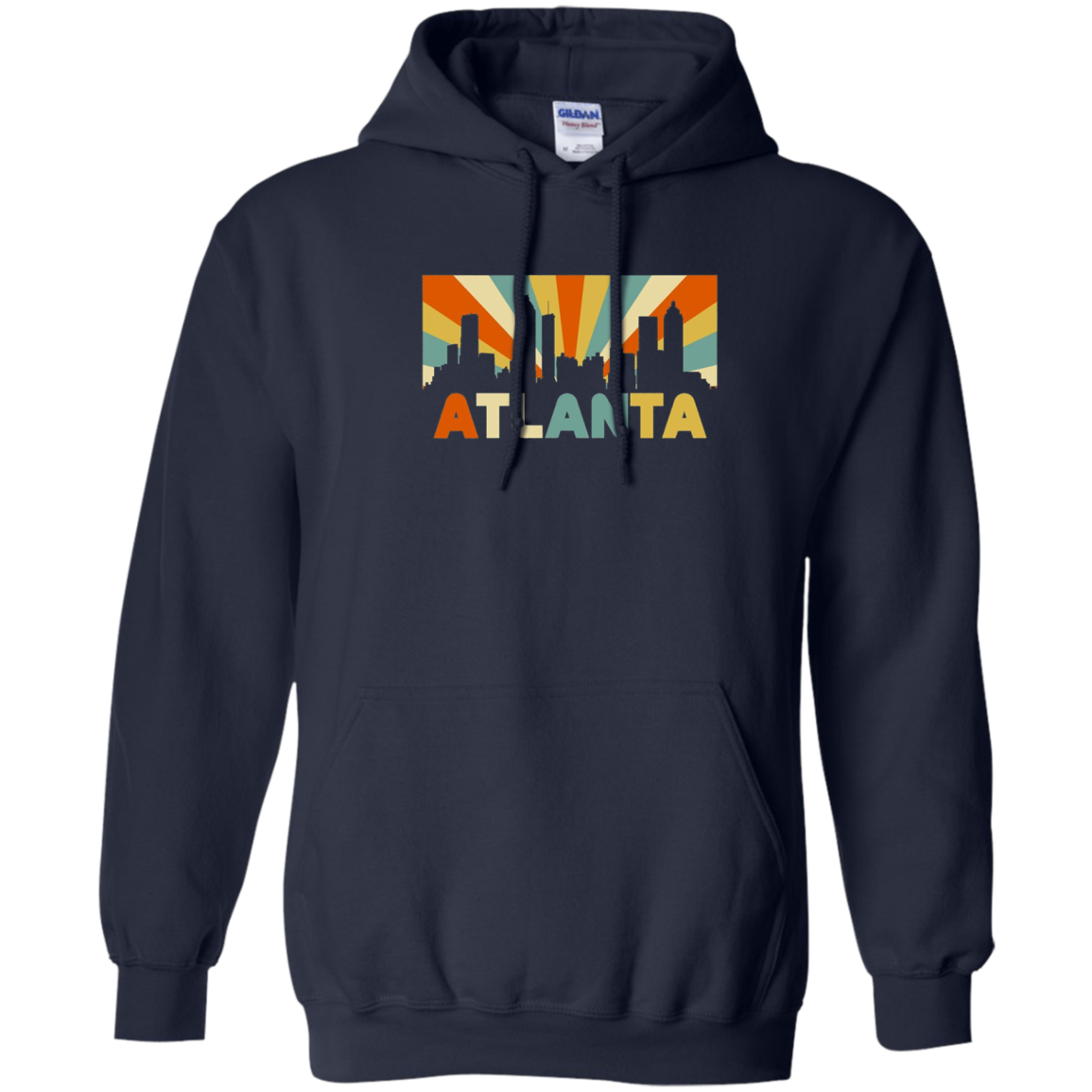 Atlanta City Retro Vintage T-Shirt Atlanta Disco 70s Georgia