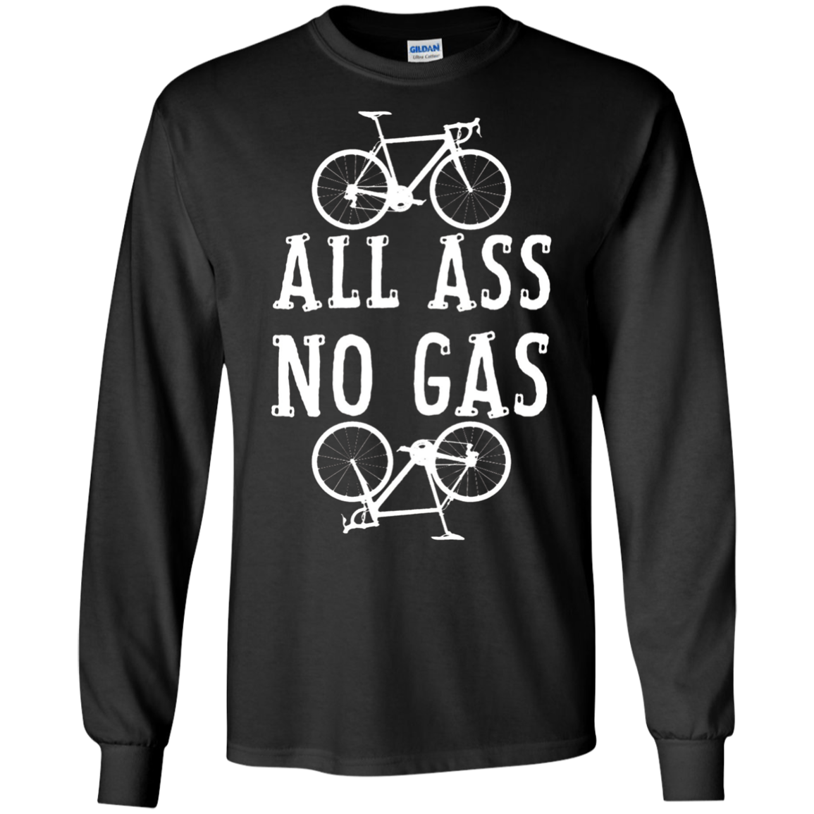 ALL ASS NO GAS Shirt - cycling lover shirts