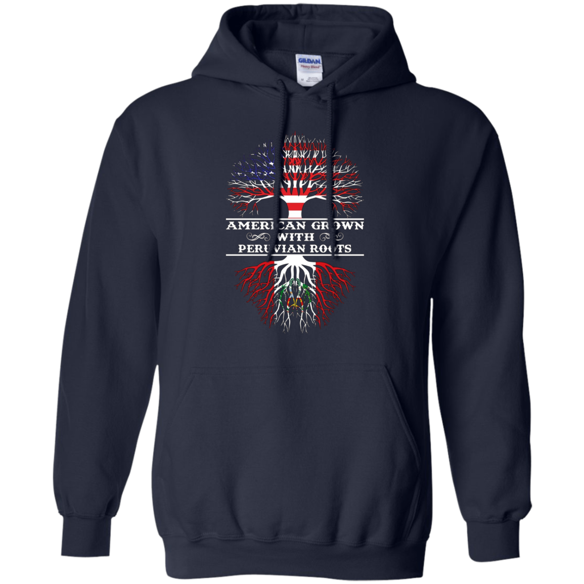 American Grown With PERUVIAN Roots Tee Shirt