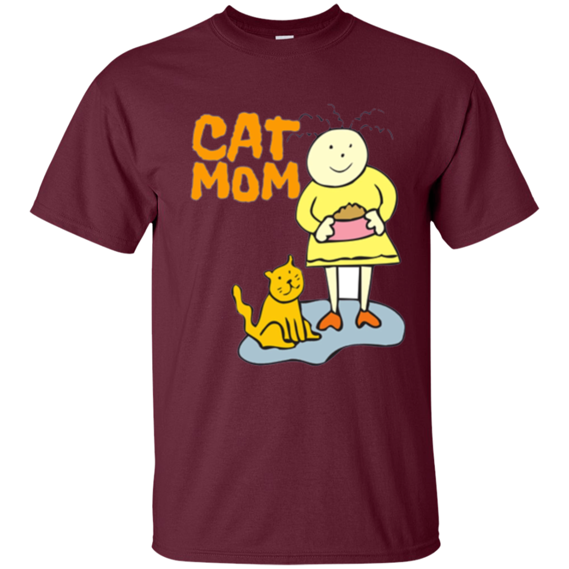 "Cat Mom" Cat Lover Cat Owner Cat Crazy T-Shirt
