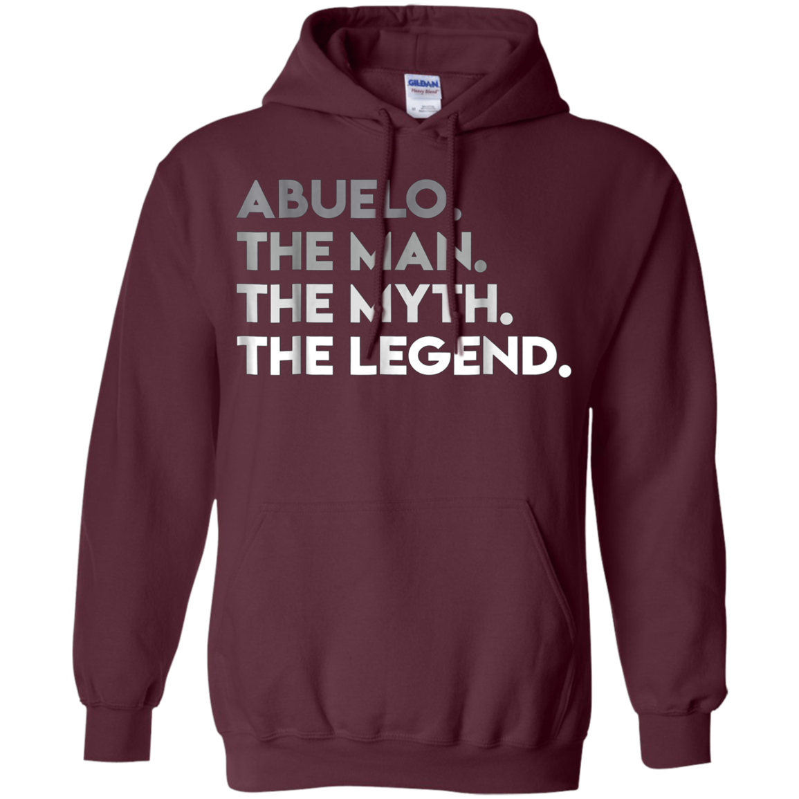 ABUELO THE MAN MYTH LEGEND Father's Day T-Shirt Spanish Gift