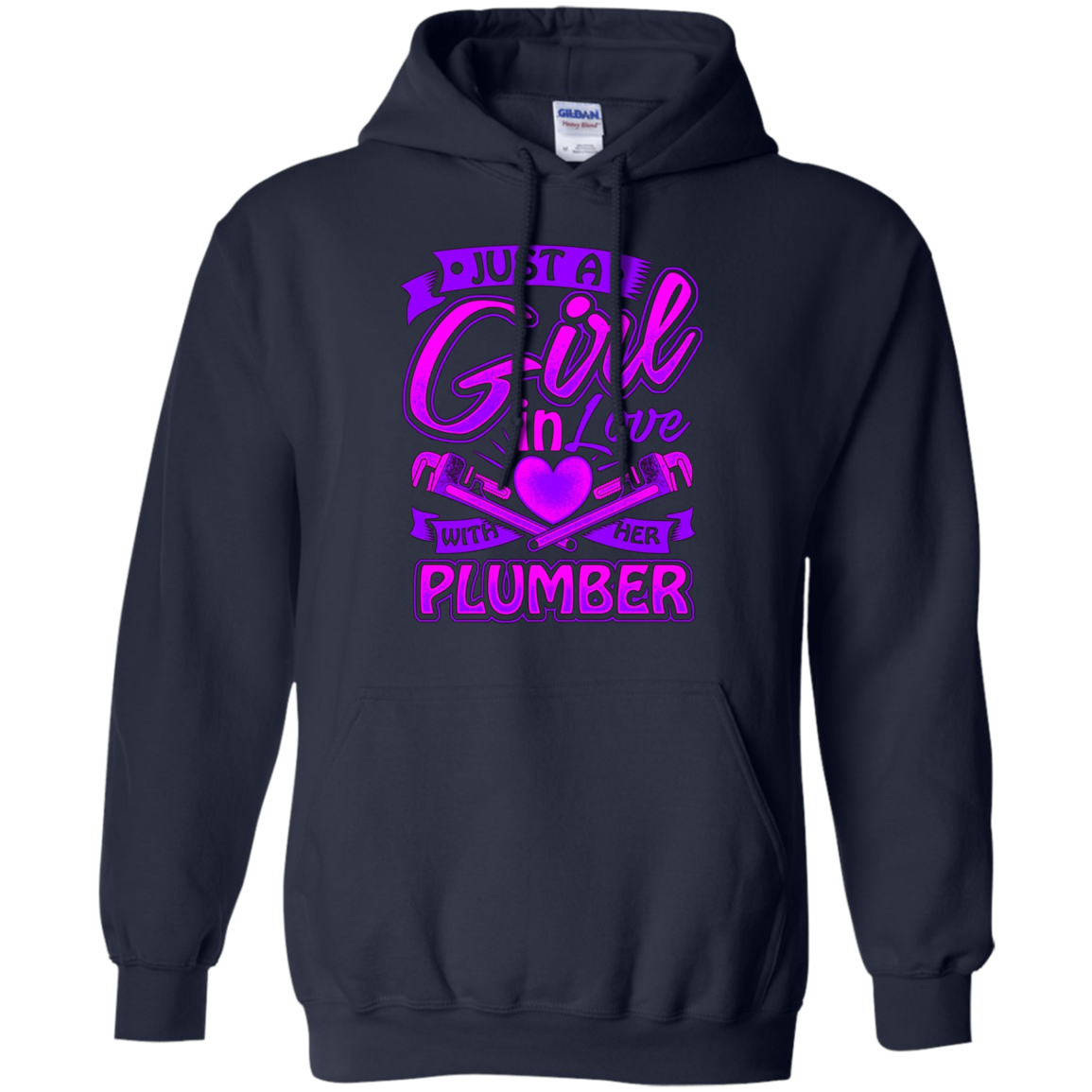 A Girl on love with her Plumber t shirt for Plumbers Wife
