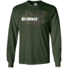 Image of Architect Gift Terms T-Shirt Word Cloud Planner Draftsman
