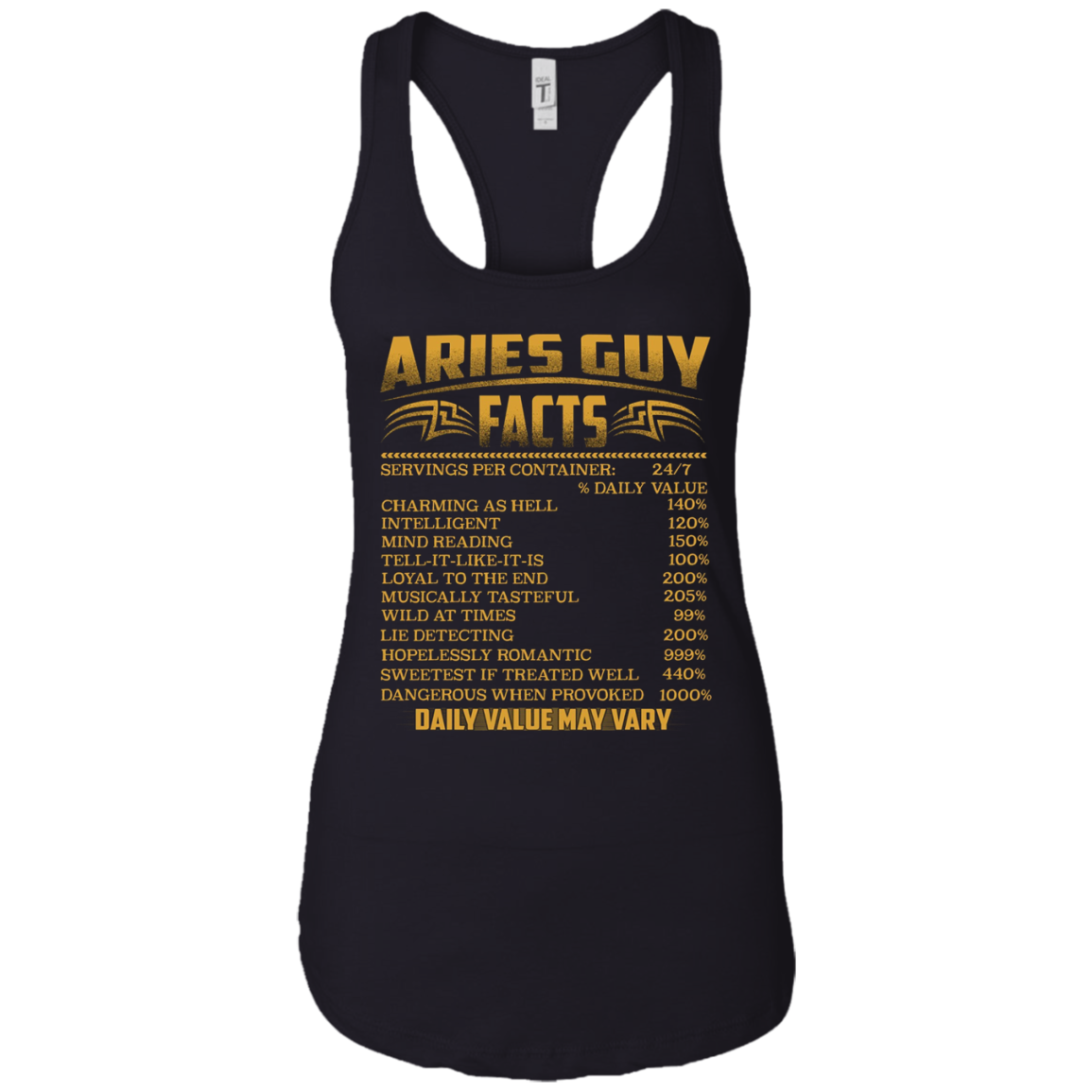 Aries GUY FACTS FUNNY T-SHIRT