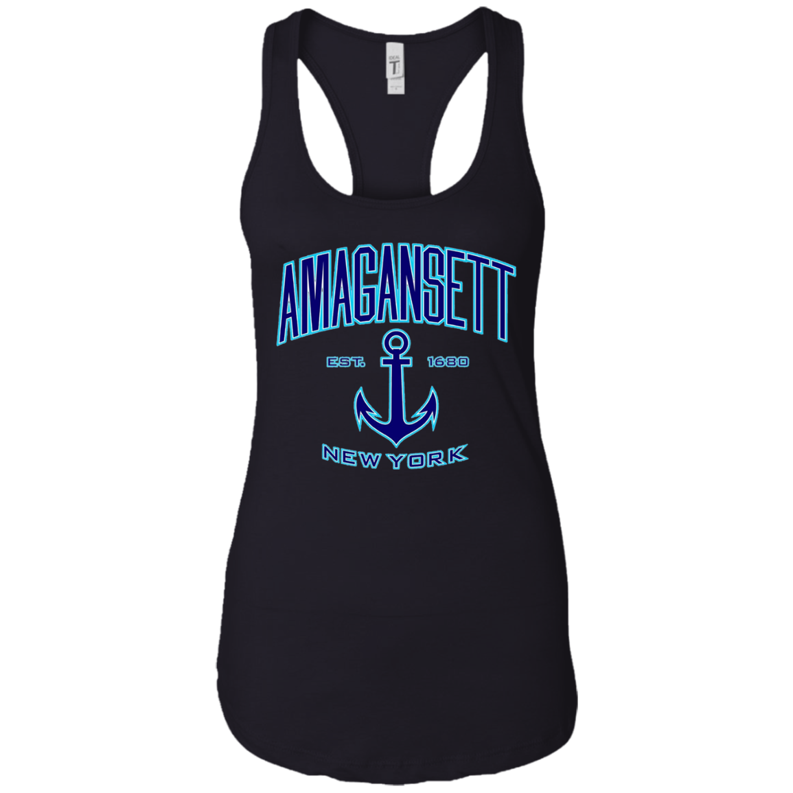 Amagansett, New York T-Shirt (Blue/Aqua)