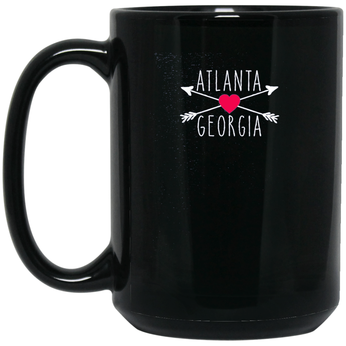Atlanta GA Hearts and Arrows Tshirt by Scarebaby
