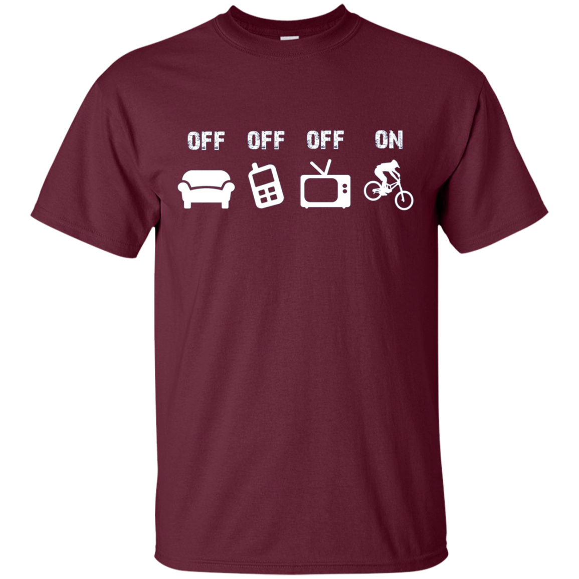 Bike Mode On Shirt: Funny Bicycle Bike Mtb T-Shirt Gift