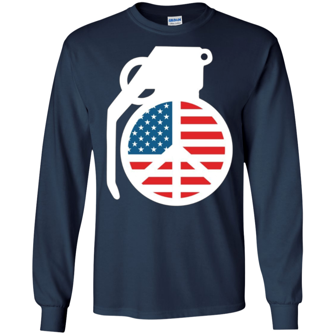 America Peace Grenade - Military Freedom Shooting Gun TShirt