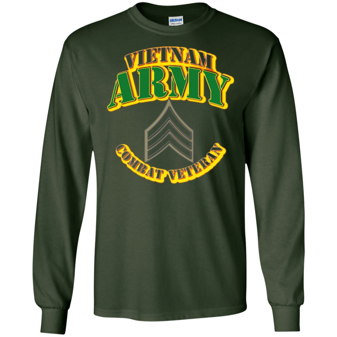 ARMÉE-SGT-T-Shirt, vétéran de la lutte au Vietnam