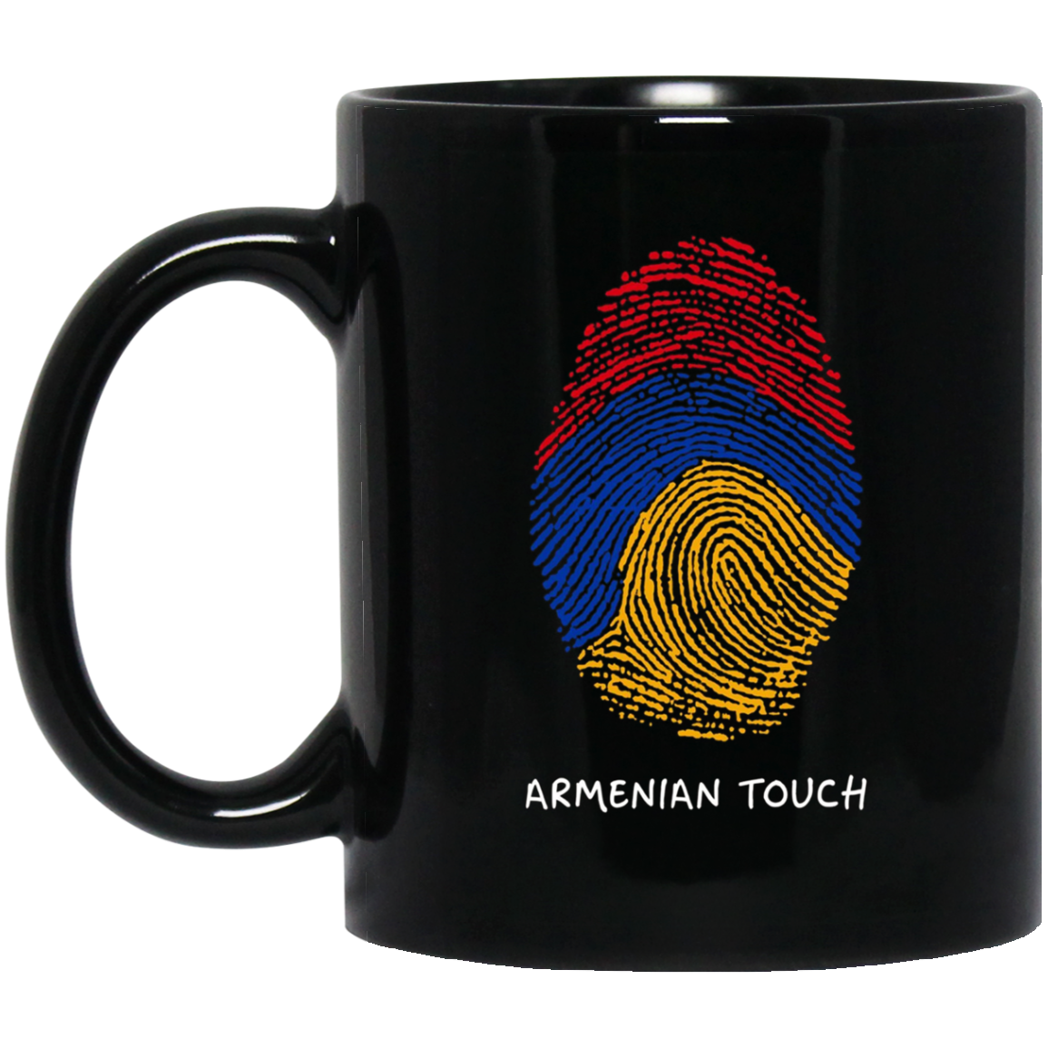 Armenian Flag Fingerprint T-shirt Armenia Flag Shirt