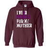 Image of Alzheimer's Awareness T-Shirt I Wear Purple For My Mother