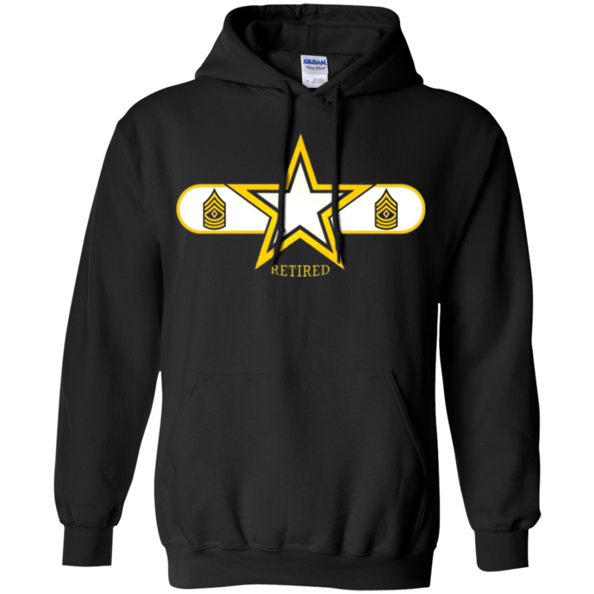 Army First Sergeant Retired Star T-Shirt