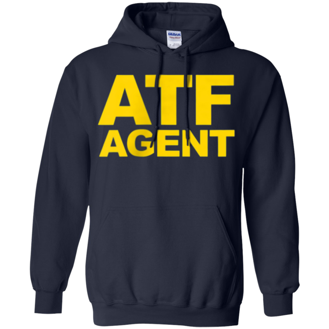 ATF Agent Shirt Navy Blue Front Back ATF Law Cosplay