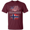 Image of American Grown With Norwegian Roots T-Shirt Norway Tee