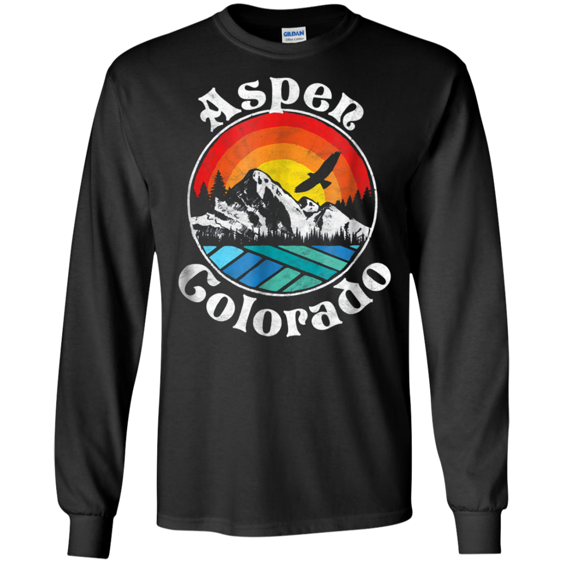 Aspen Colorado Vintage Mountain Outdoor Hiking Shirt