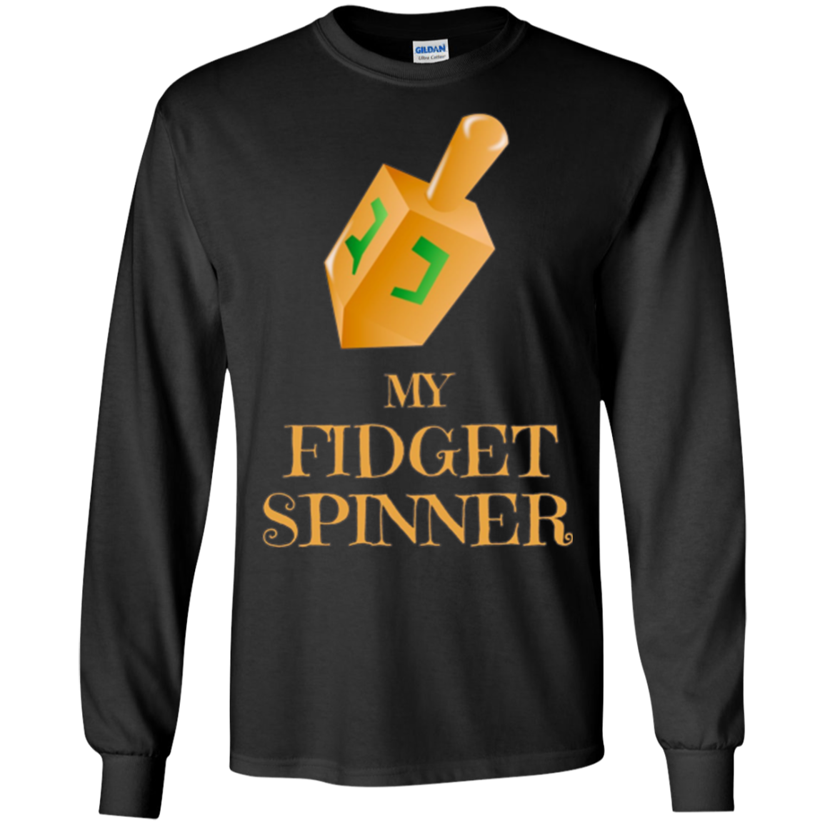 Funny Hanukkah Shirt - Fidget Spinner Dreidel T-Shirt