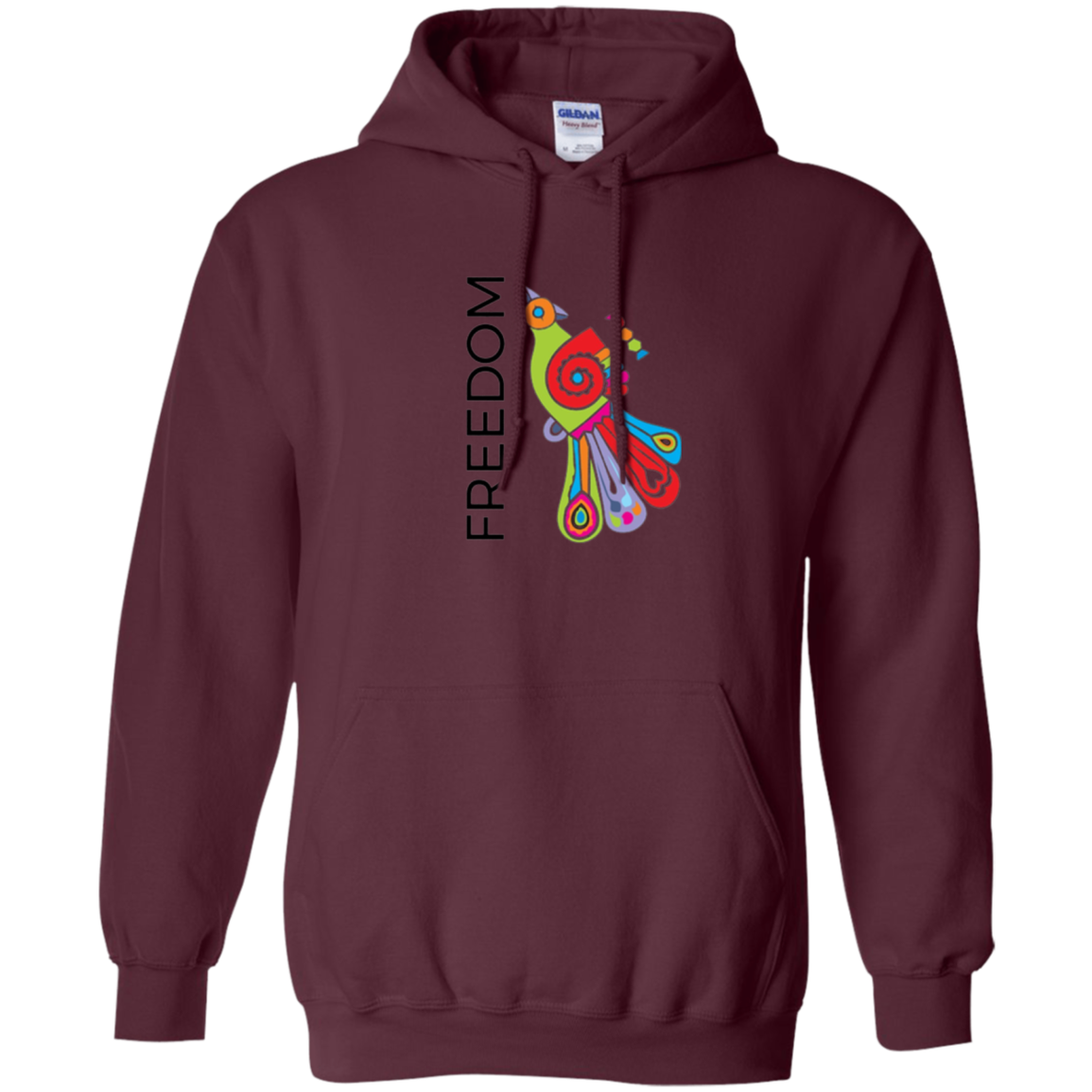 "Freedom" Bright Colorful Bird Diversity Unity T-Shirt