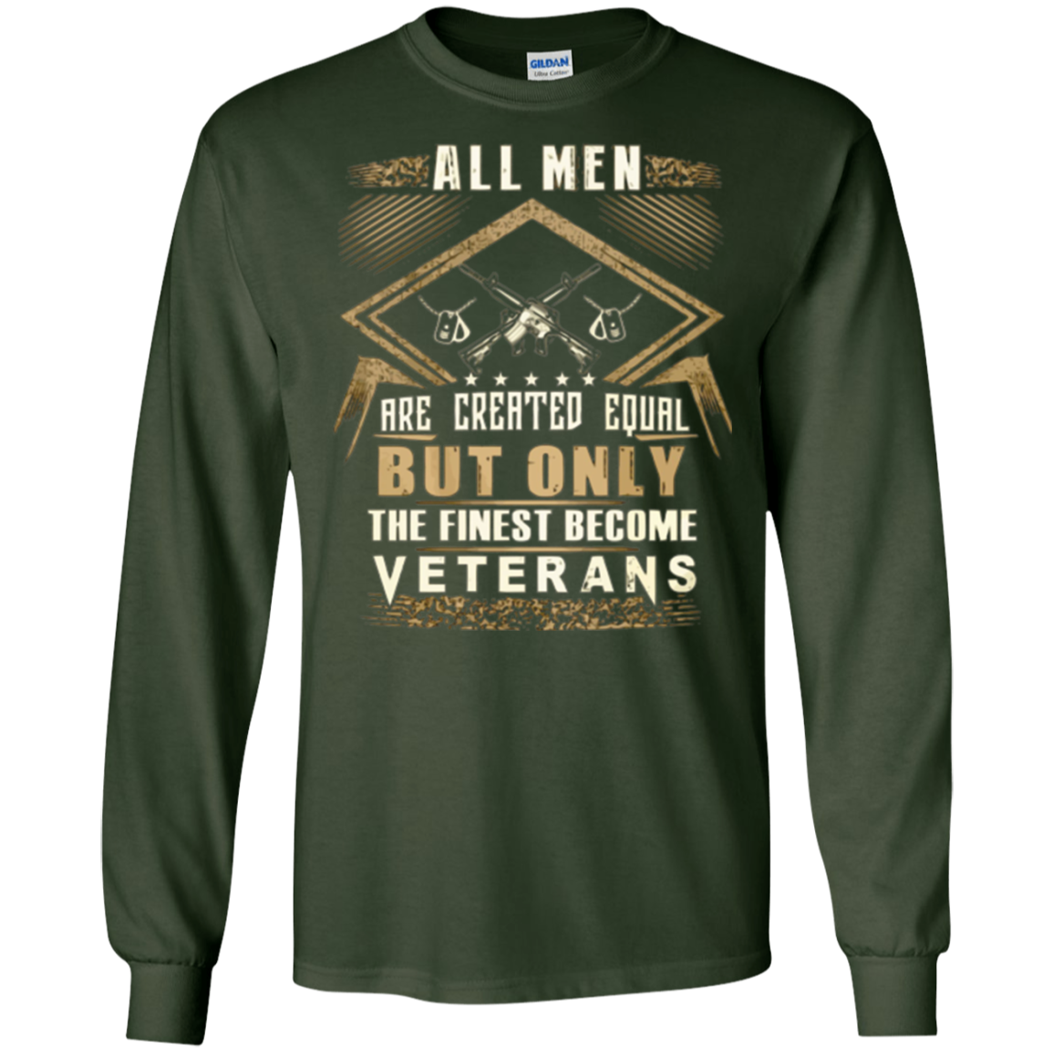 All men are created equal but only the finest become veteran