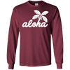 Image of Aloha Palm Tree Simple Long Sleeve T-shirt