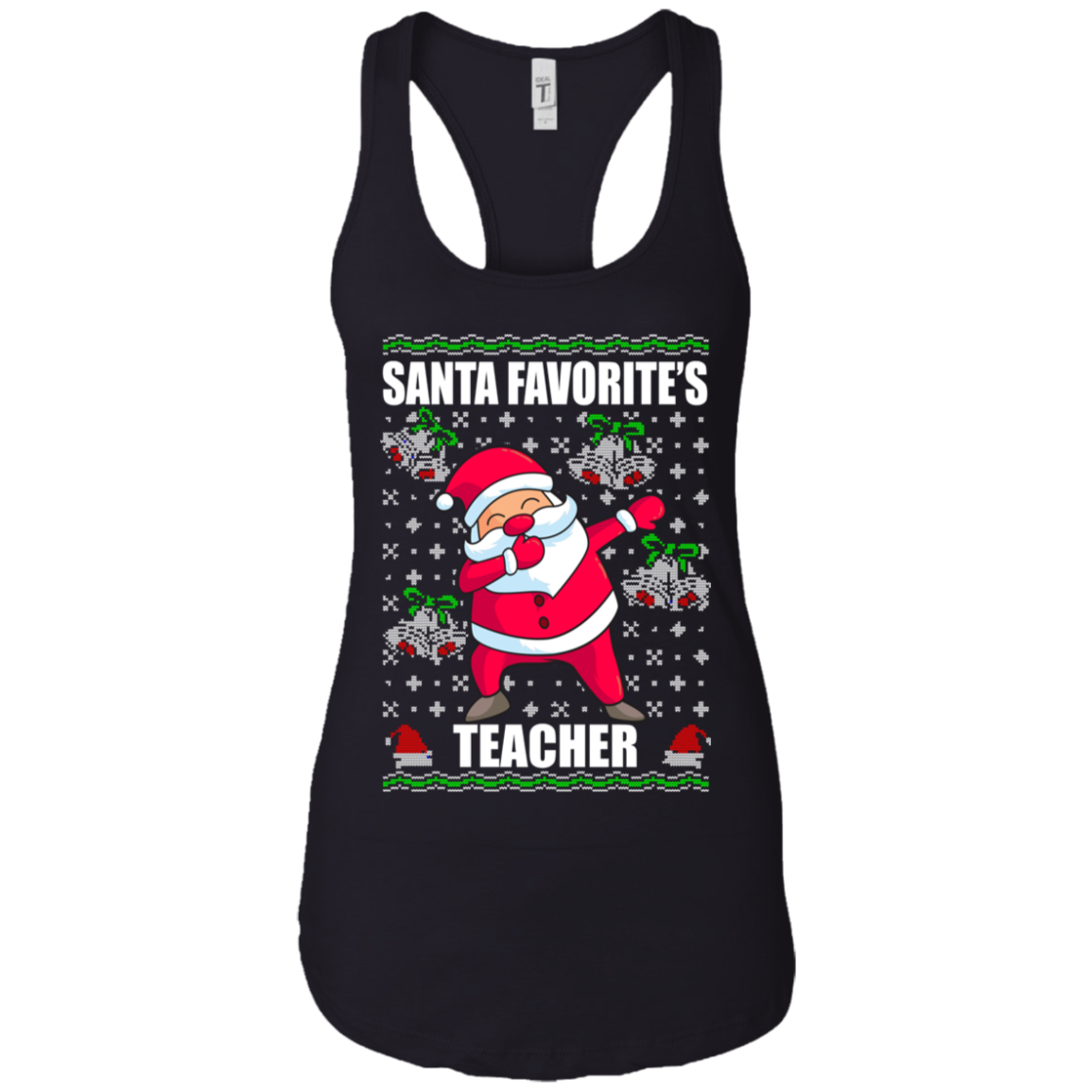 Santa's Favorite Teacher Shirt Funny Xmas Gift For Teacher