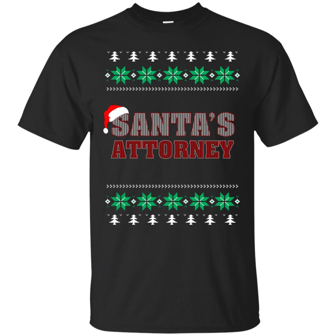 Santa's Attorney TShirt-Funny Ugly Christmas Sweater Tee