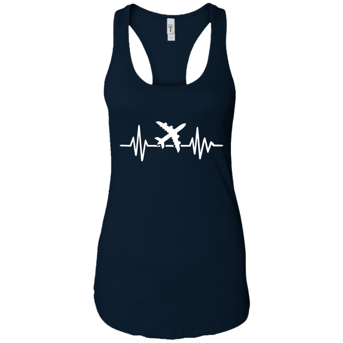 Airplane Shirt Funny Airplane Pilot Heartbeat Flying Tees