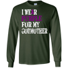 Image of Alzheimer's Awareness T-shirt I Wear Purple For My Godmother