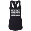 Image of Architects wear black unless it is hot then they wear black