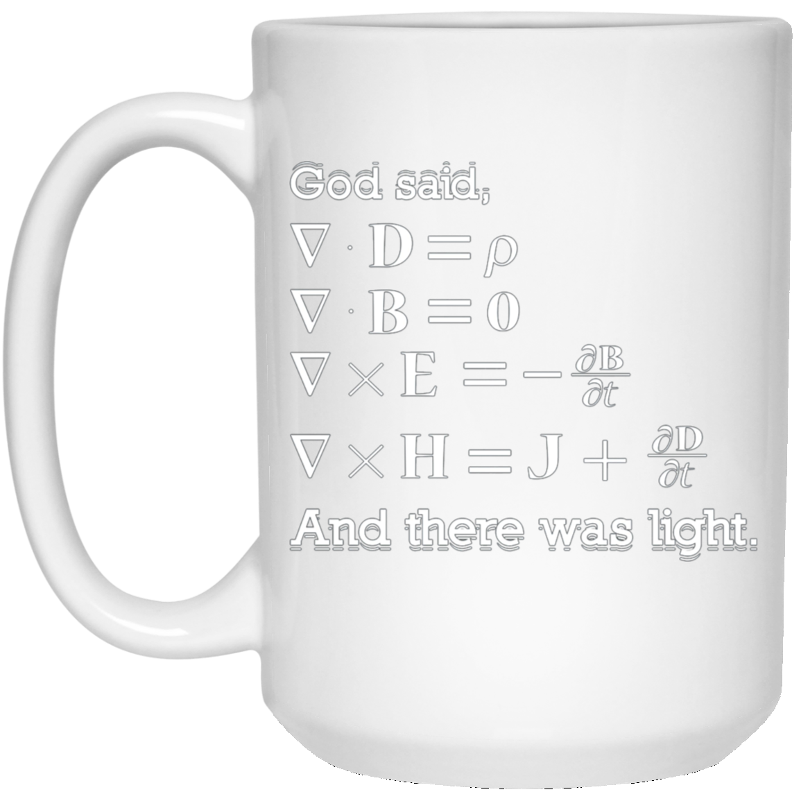And God Said, Let There Be Light Physics Gift T Shirt