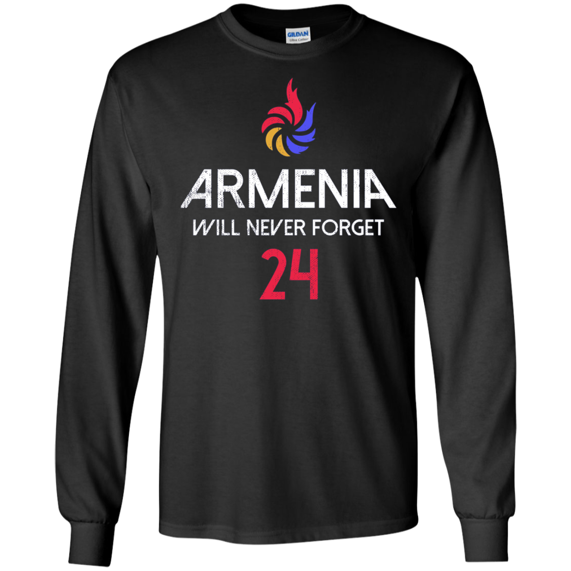 Armenia Will Never Forget T-shirt for to show Armenian Pride