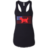Image of 4th of July Tshirt - Funny Yorkshire Terrier American Flag