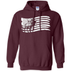 Image of American Flag T-Shirt With Elk Vintage Look