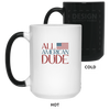Image of All American Dude 4th of July Patriotic America USA Shirt LS