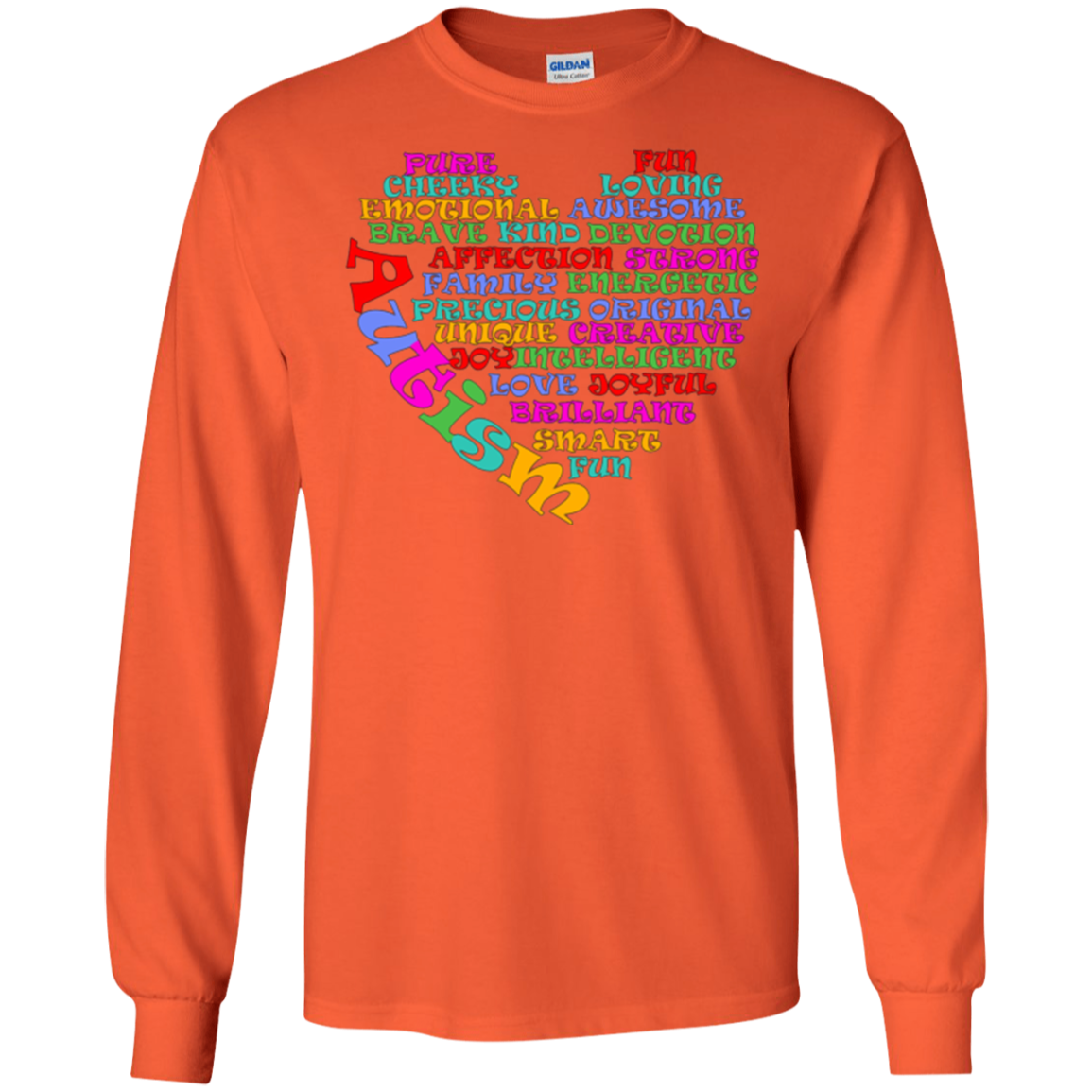 Autism Heart Shape Shirt - Womens Mens Kids