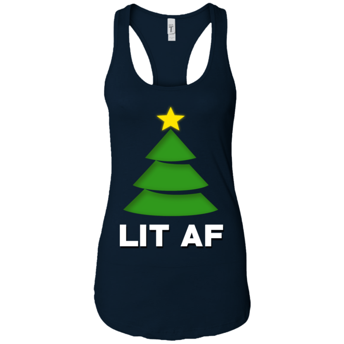 Christmas Tree Lit Af Funny Christmas Shirt