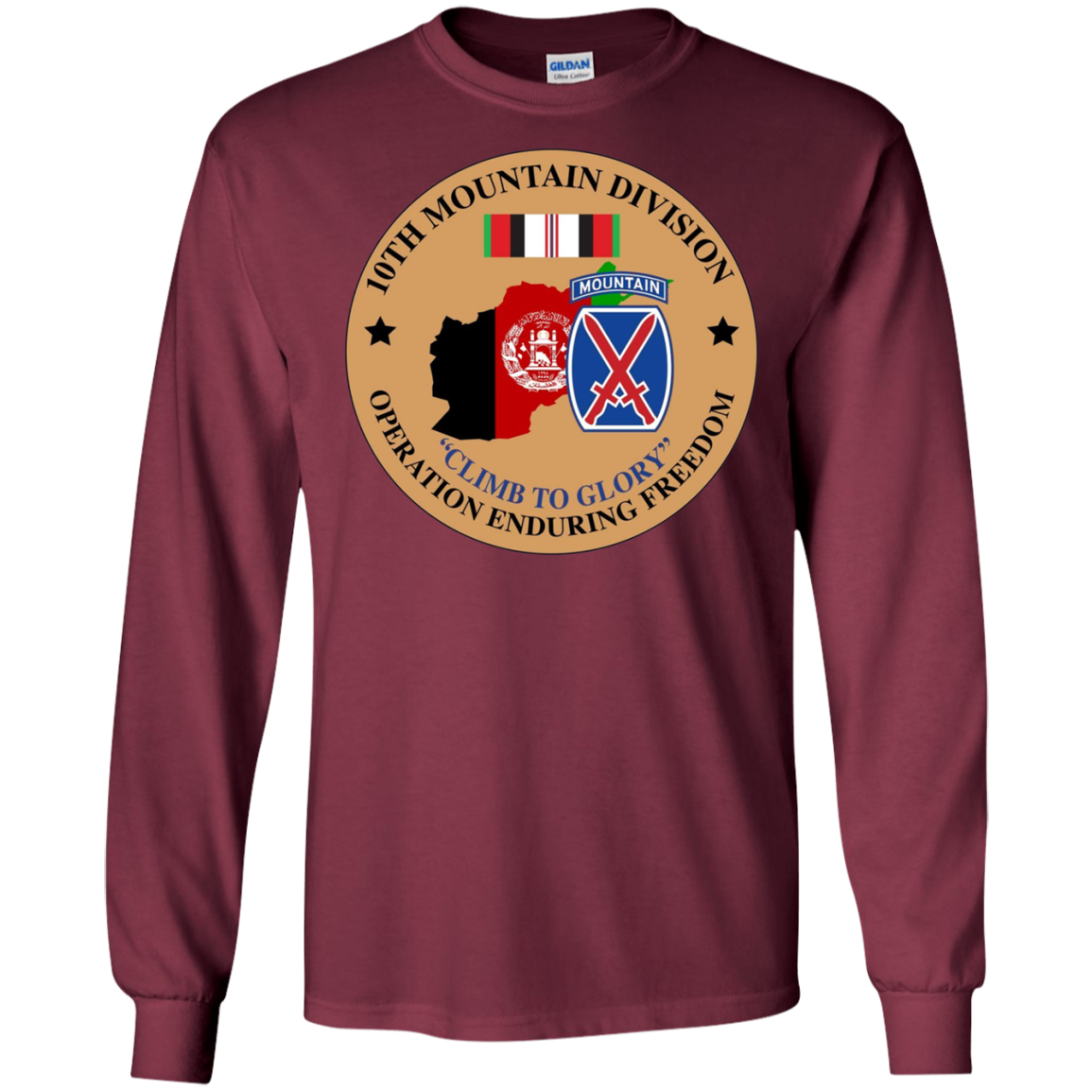 10th Mountain Division Afghan War Veteran Shirt